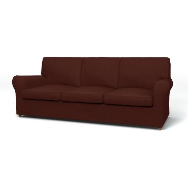 IKEA - Ängby 3 Seater Sofa Cover, Ground Coffee, Velvet - Bemz