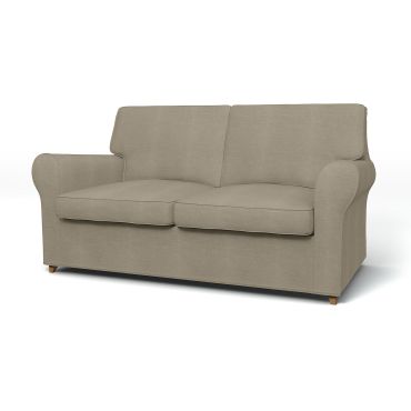 IKEA - Ängby 2 Seater Sofa Cover, Natural, Linen - Bemz