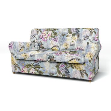 IKEA - Ängby 2 Seater Sofa Cover, Sky, Linen - Bemz