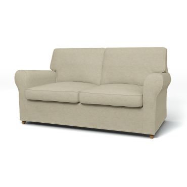 IKEA - Ängby 2 Seater Sofa Cover, Soft White, Bouclé & Texture - Bemz