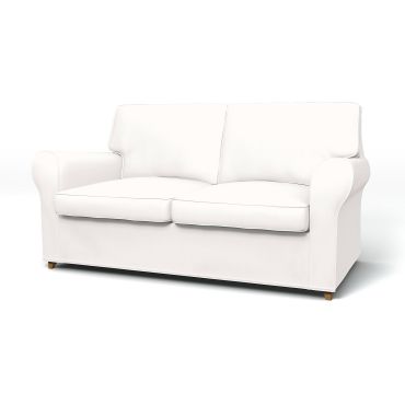 IKEA - Ängby 2 Seater Sofa Cover, Soft White, Linen - Bemz