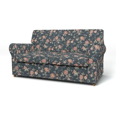 IKEA - Ängby 2 Seater Sofa Cover, Rosenträd Dark, BEMZ x BORÅSTAPETER COLLECTION - Bemz