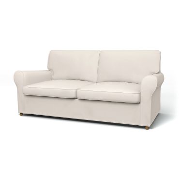 IKEA - Ängby Sofa Bed Cover, Soft White, Cotton - Bemz
