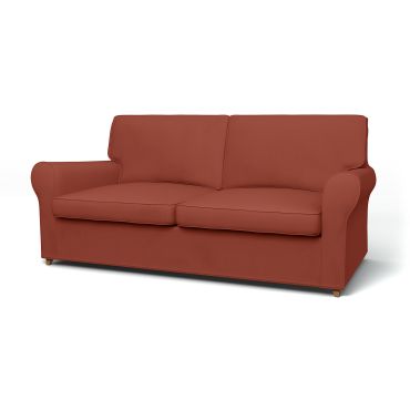 IKEA - Ängby Sofa Bed Cover, Burnt Orange, Cotton - Bemz