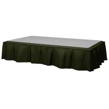 Bed Skirt, Moss, Velvet - Bemz