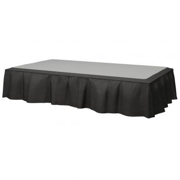 Bed Skirt, Espresso, Linen - Bemz