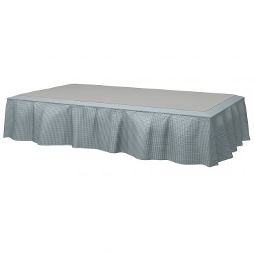 Bed Skirt, Sky Blue, Cotton - Bemz