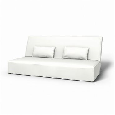 IKEA - Beddinge Sofa Bed Cover, Absolute White, Linen - Bemz