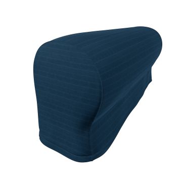 IKEA - Jennylund Armrest Protectors (One pair), Denim Blue, Velvet - Bemz