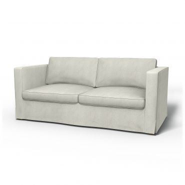 IKEA - Karlanda Sofa Bed Cover, Silver Grey, Cotton - Bemz