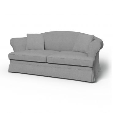 IKEA - Sundborn Sofa Bed Cover, Graphite, Linen - Bemz