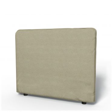 IKEA - Vallentuna Low Backrest Cover 100x80cm 39x32in, Pebble, Linen - Bemz
