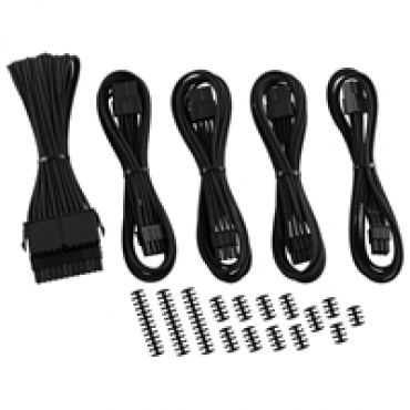 Classic ModMesh Cable Extension Kit - 8+6 Series -jatkokaapelisarja, musta