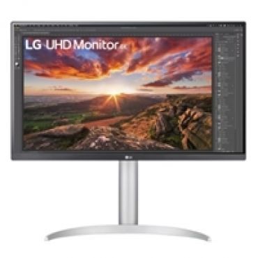 27" 27UP85NP-W, 4K UHD -monitori, valkoinen/harmaa/musta