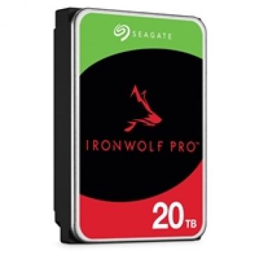 20TB IronWolf Pro, sisäinen 3.5" kiintolevy, SATA III, 7200 rpm, 256 MB