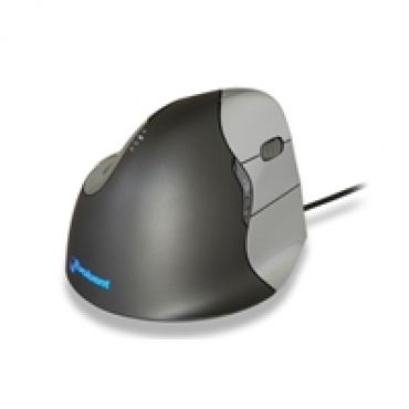 VerticalMouse 4 Medium Wired, ergonominen pystyhiiri oikealle kädelle, USB-A, musta