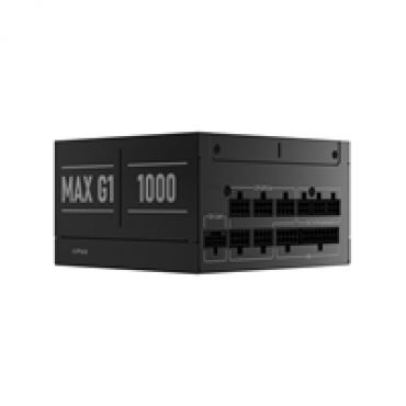 1000W MAX G1, ATX 3.1 virtalähde, PCIe 5.1, 80 Plus Gold, musta