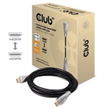 2.0 HDMI -näyttökaapeli, Premium High Speed, 4K60Hz, 1m, musta