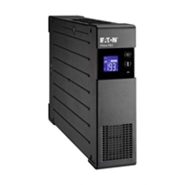 1200VA/750W Ellipse PRO 1200 DIN -UPS-laite, 8x Schuko, musta