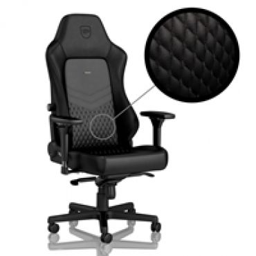 HERO RL Gaming Chair, nahkaverhoiltu pelituoli, musta
