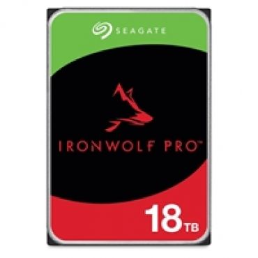 18TB IronWolf Pro, sisäinen 3.5" kiintolevy, SATA III, 7200 rpm, 256 MB