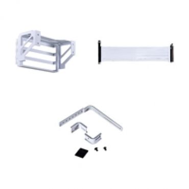 O11D EVO Upright GPU Kit, näytönohjaimen pystyasennussarja, valkoinen