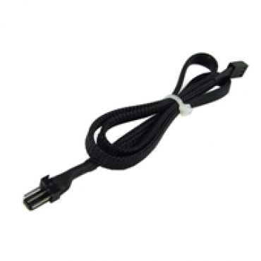 jatkojohto 3Pin Molex extrapitkä 60cm -  musta