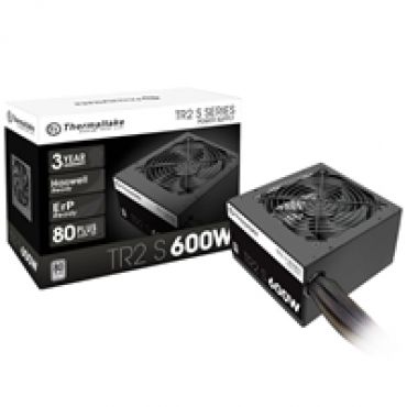 600W TR2 S, ATX-virtalähde, 80 Plus, musta