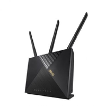 4G-AX56, Cat.6 300Mbps Dual-band Wi-Fi 6 LTE-modeemireititin, 802.11ax, musta