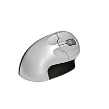 Grip Mouse Medium Wireless, langaton ergonominen pystyhiiri oikealle kädelle, hopea
