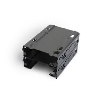 Stackable HDD Bracket -kiintolevykehikko, 2 x 3.5", musta