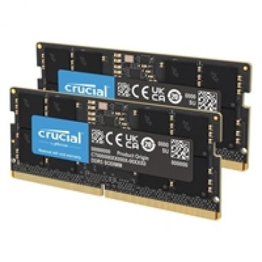 32GB (2 x 16GB) DDR5 5600MHz, SO-DIMM, CL46, 1.10V