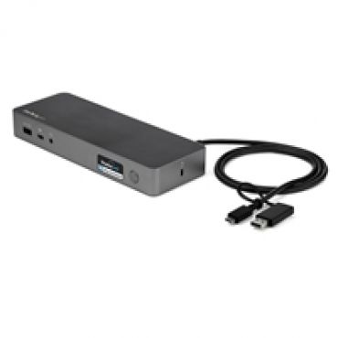 Universal Laptop Docking Station - USB-C & USB 3.0 - Dual 4K DP & HDMI - 60W PD