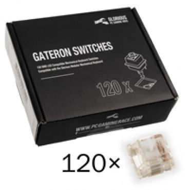 Gateron Clear -kytkimet, 120 kpl