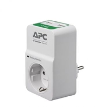 Essential SurgeArrest -ylijännitesuoja, 1x uloslähtö + 2x USB-A, valkoinen