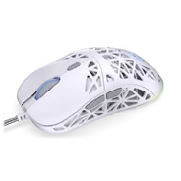 LIV Onyx White, langallinen pelihiiri, 12 000 DPI, valkoinen