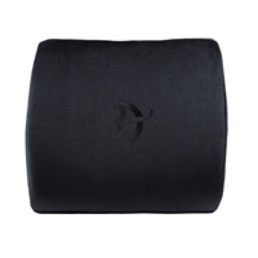 Lumbar Support - Black Velour, lisätyyny ristiselälle, musta