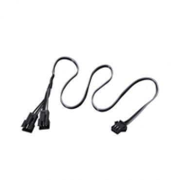 Y-jakokaapeli 3-pin digitaalisille RGB LED -tuotteille, 40cm, musta