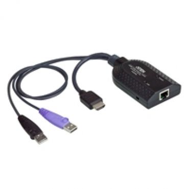 CAT -> USB + HDMI Virtual Media KVM-sovitin