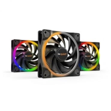 Light Wings 120mm PWM-high-speed Triple Pack, 120mm PWM-laitetuuletinsarja, musta