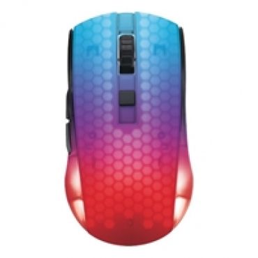 DM320 kevyt langaton RGB-pelihiiri, läpinäkyvä, musta