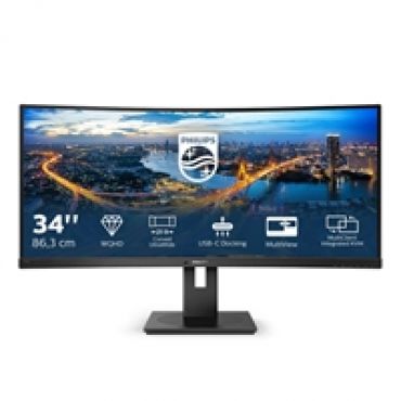 34" B-Line 346B1C, kaareva 100Hz UWQHD-monitori, musta