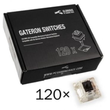Gateron Black -kytkimet, 120 kpl