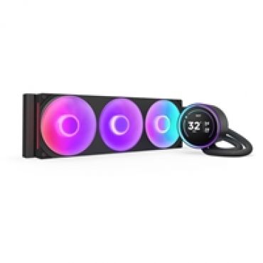 Kraken Elite RGB 360 V2 (2024), 360mm AIO-nestejäähdytysratkaisu prosessorille, musta