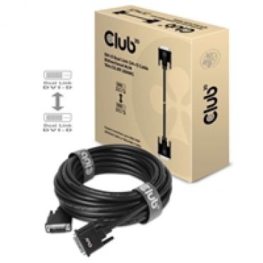 DVI-D -näyttökaapeli, Dual-Link, 10m, musta