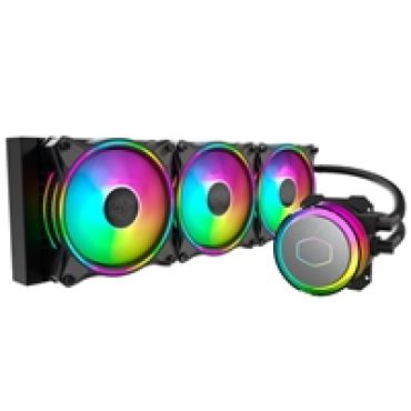 MasterLiquid ML360 Illusion, 360mm AIO-nestejäähdytysratkaisu prosessorille, musta