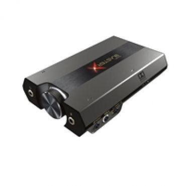 Sound BlasterX G6, 7.1 HD DAC + ulkoinen USB-äänikortti Xamp-kuulokevahvistimella PC+ konsoleille