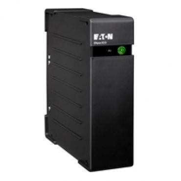 650VA/400W Ellipse ECO 650 USB DIN -UPS-laite, 4x Schuko, musta
