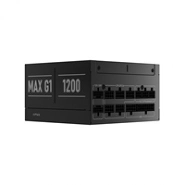 1200W MAX G1, ATX 3.1 virtalähde, PCIe 5.1, 80 Plus Gold, musta