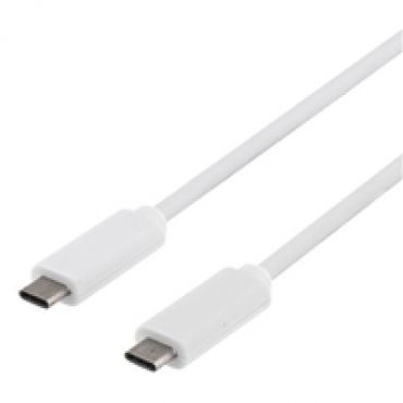 3.2 Gen1 USB-C -kaapeli, 0,5m, valkoinen